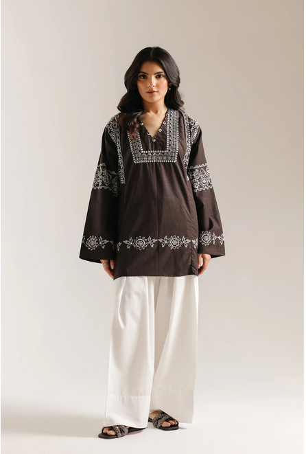 ETHNC - EMBROIDERED KURTI  1 PIECE